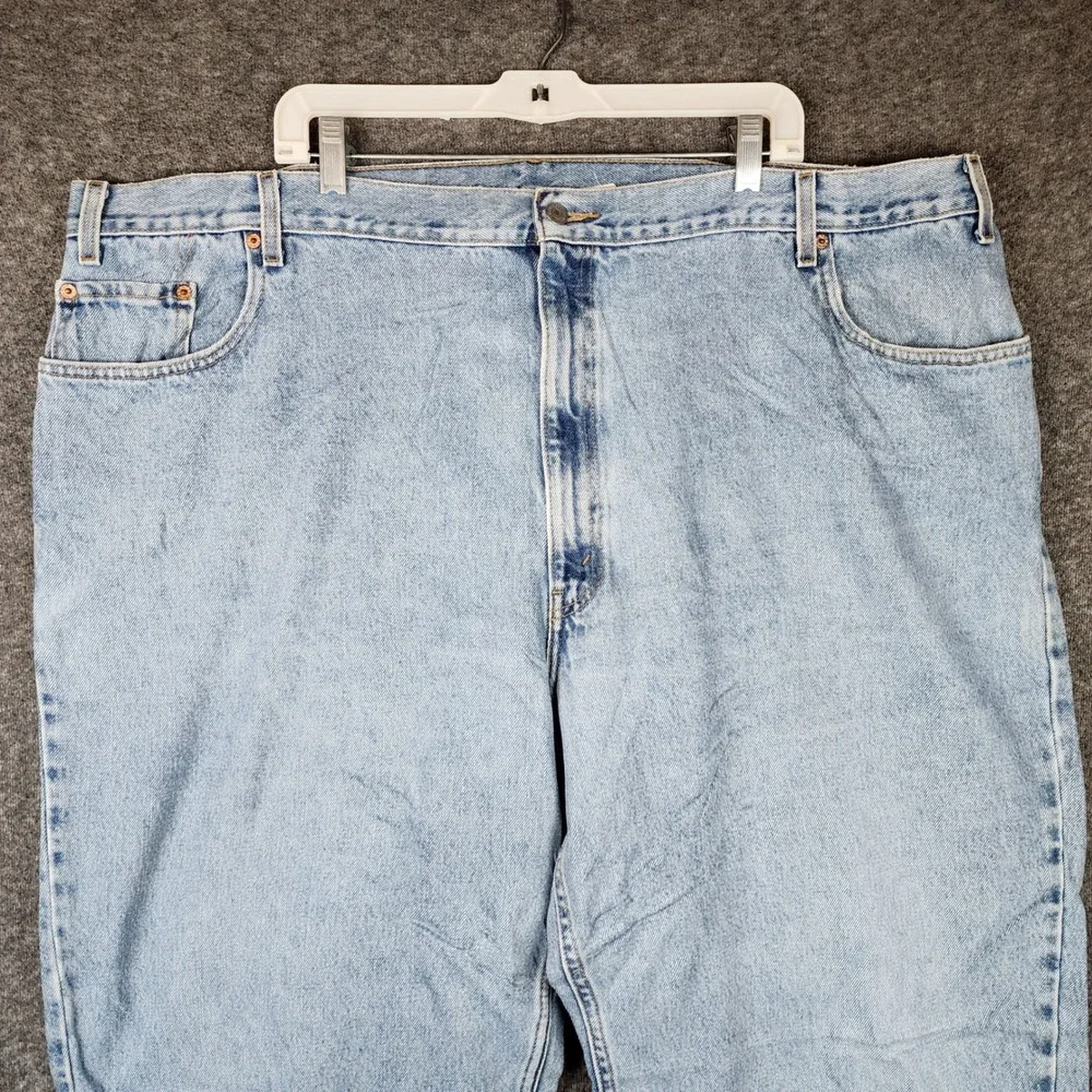 Levi's Jeans Mens 50x34 560 Loose Fit Tapered Leg Light Wash Blue Vintage EUC